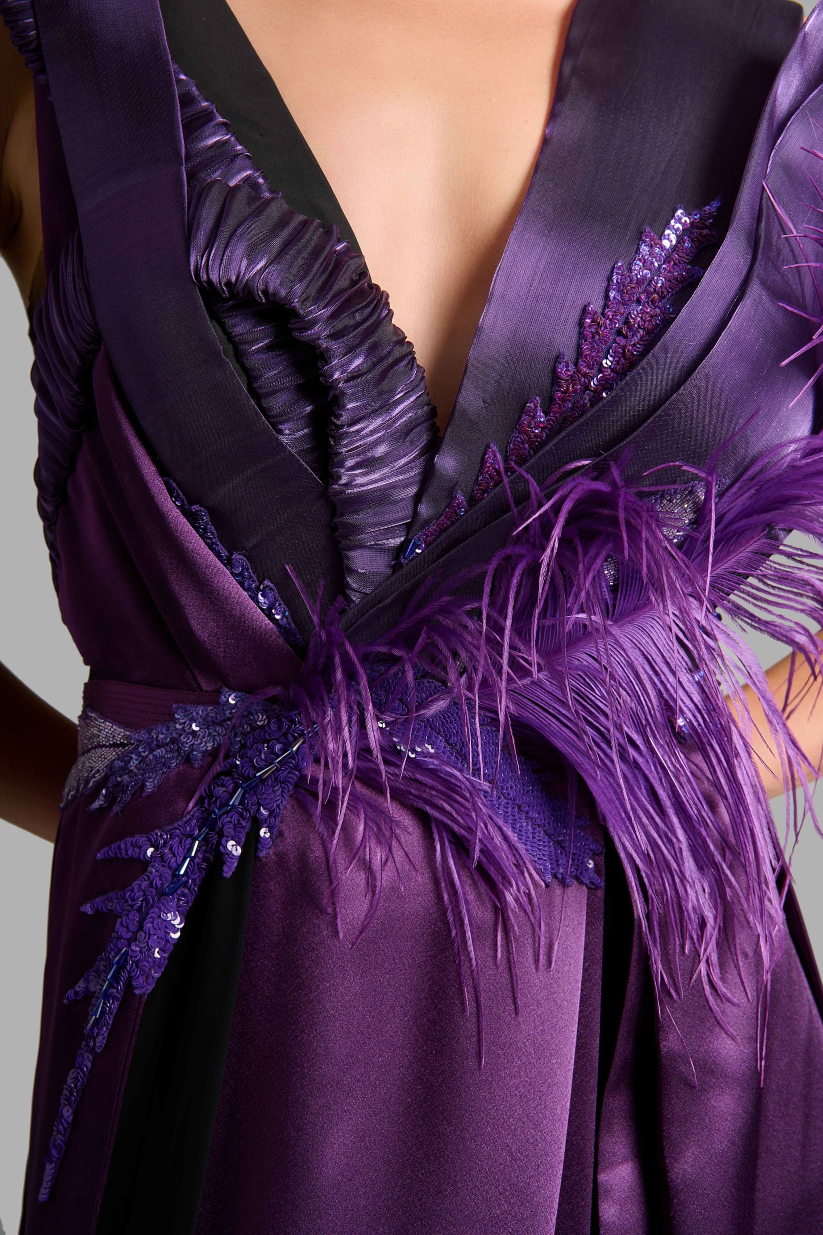 Amethyst Column Gown