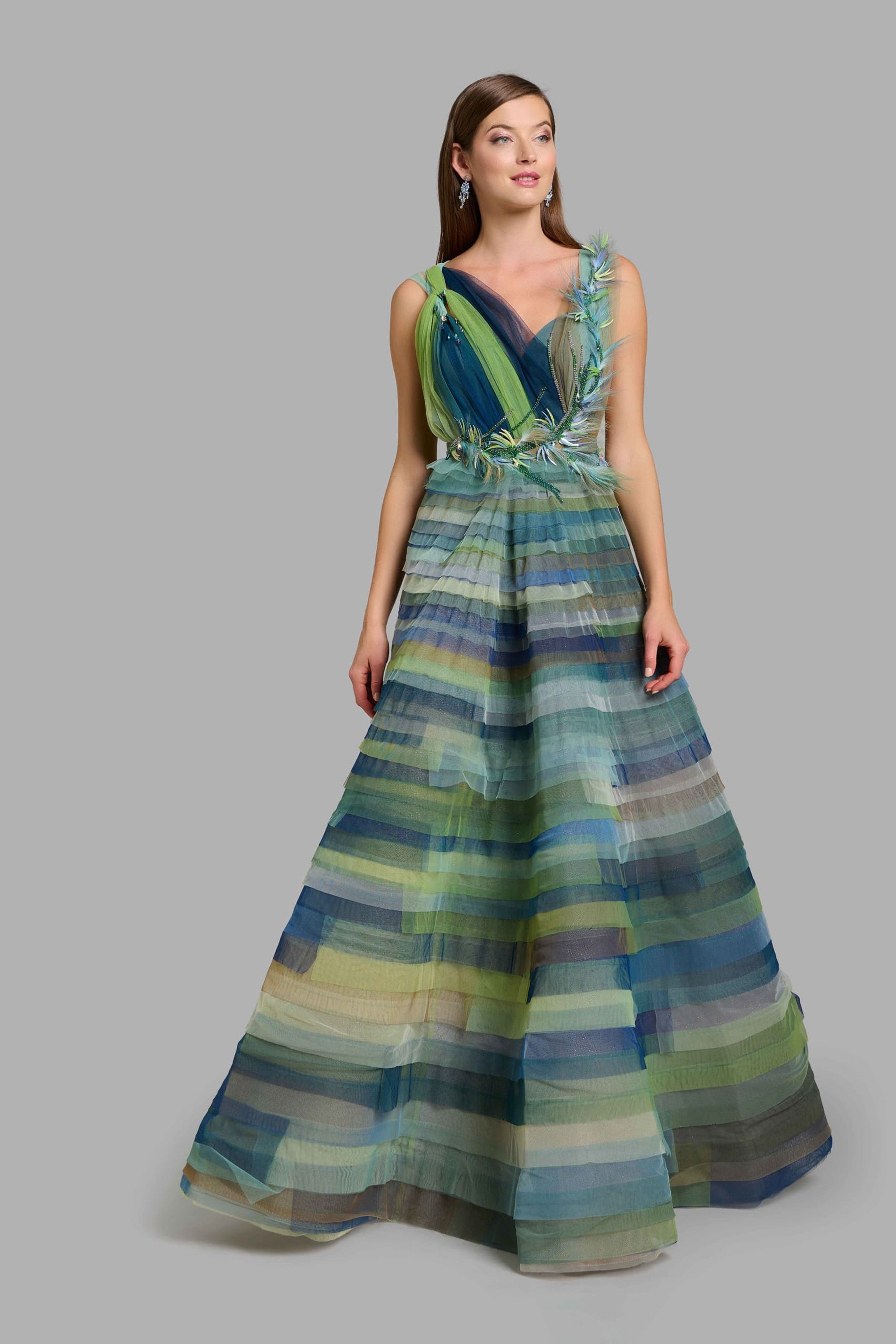 Forester Green Ball Gown