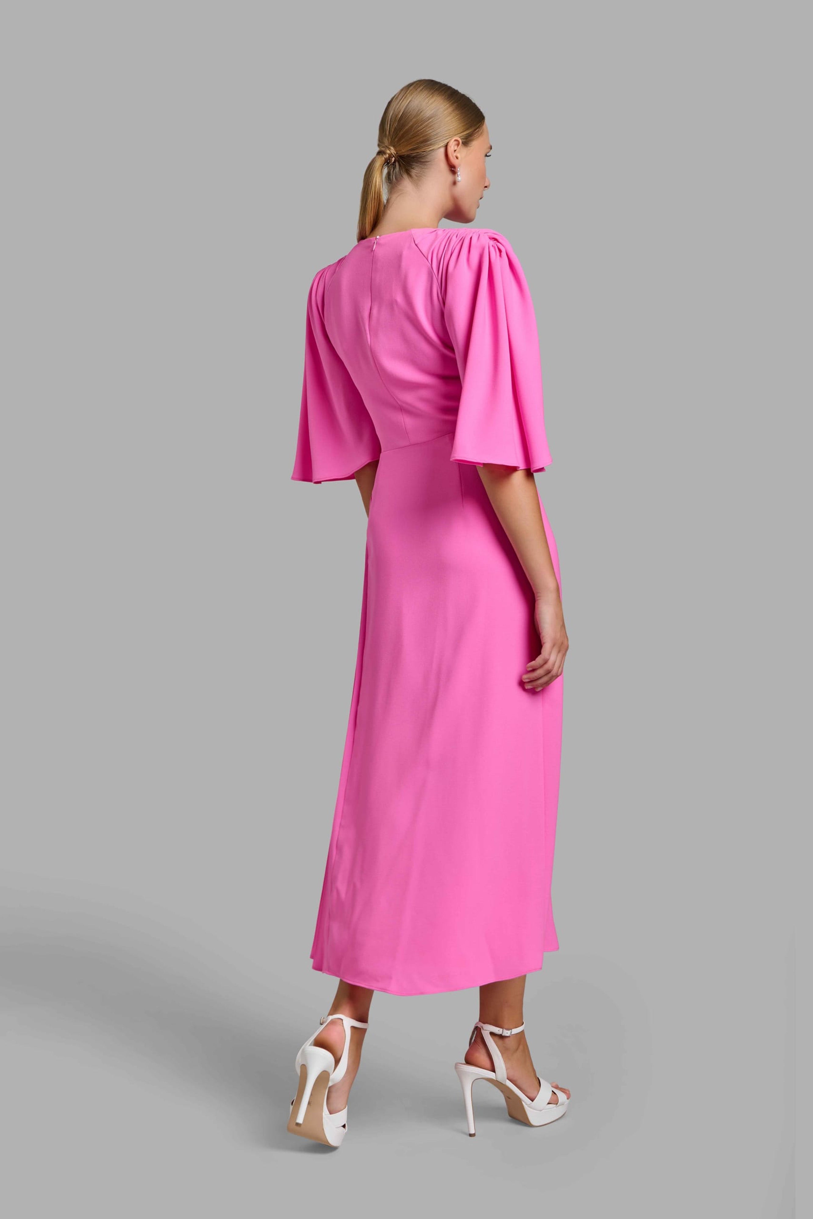 Fuchsia Midi Dress