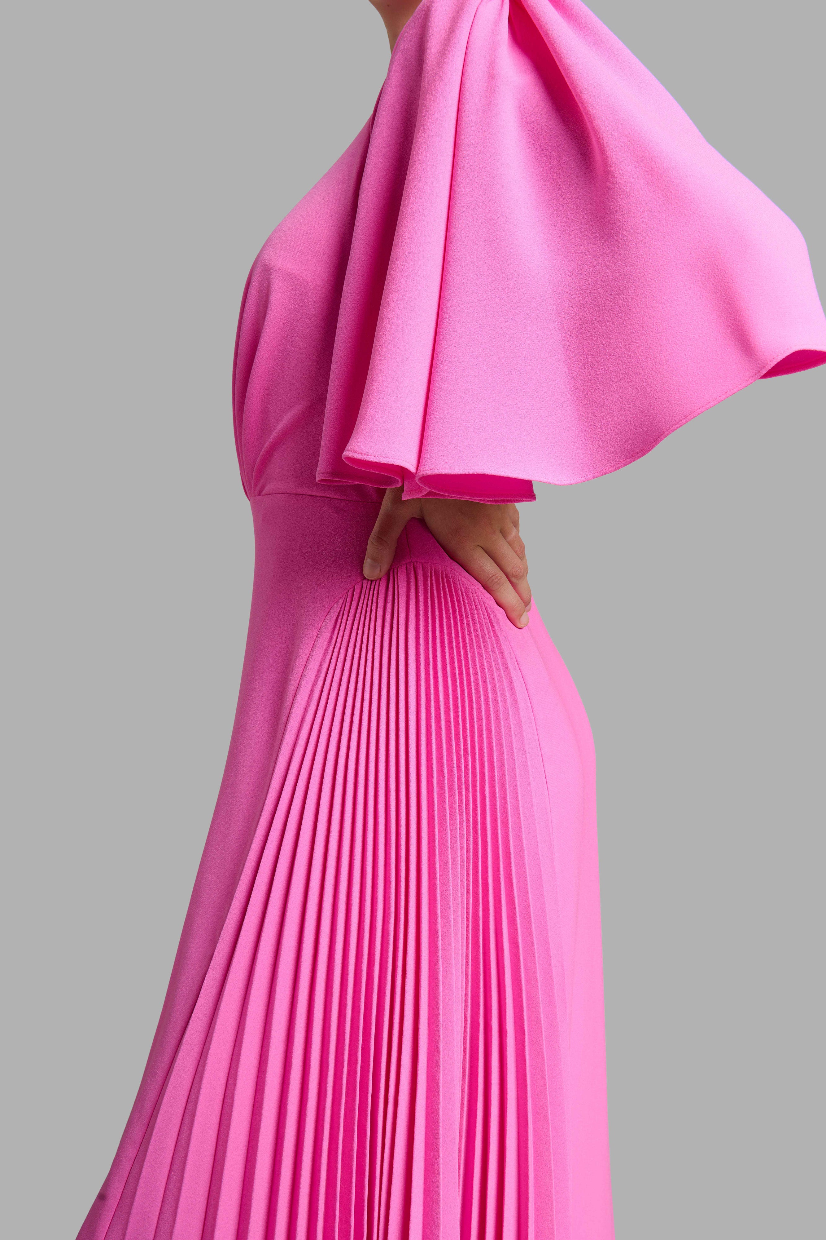 Fuchsia Midi Dress