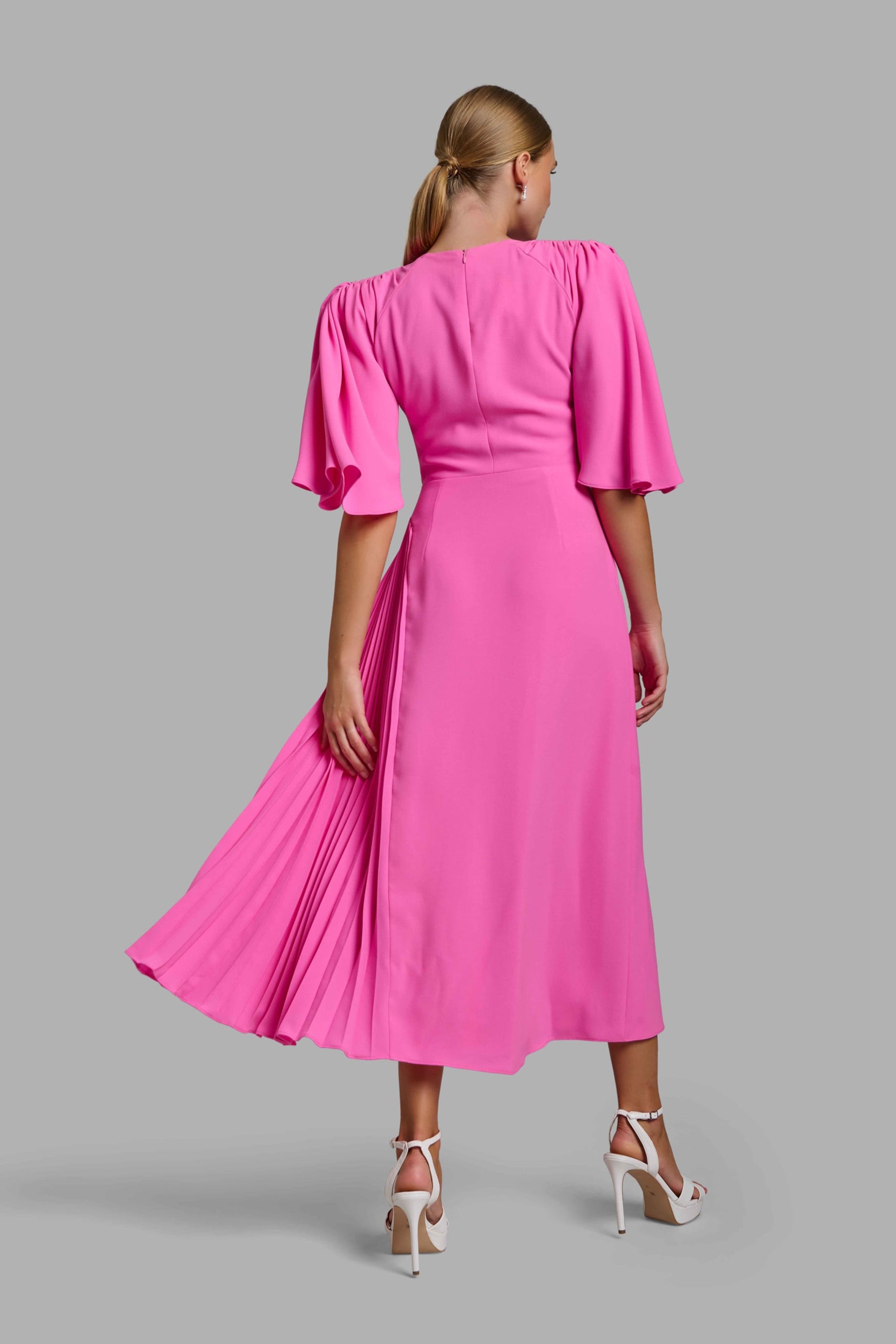Fuchsia Midi Dress