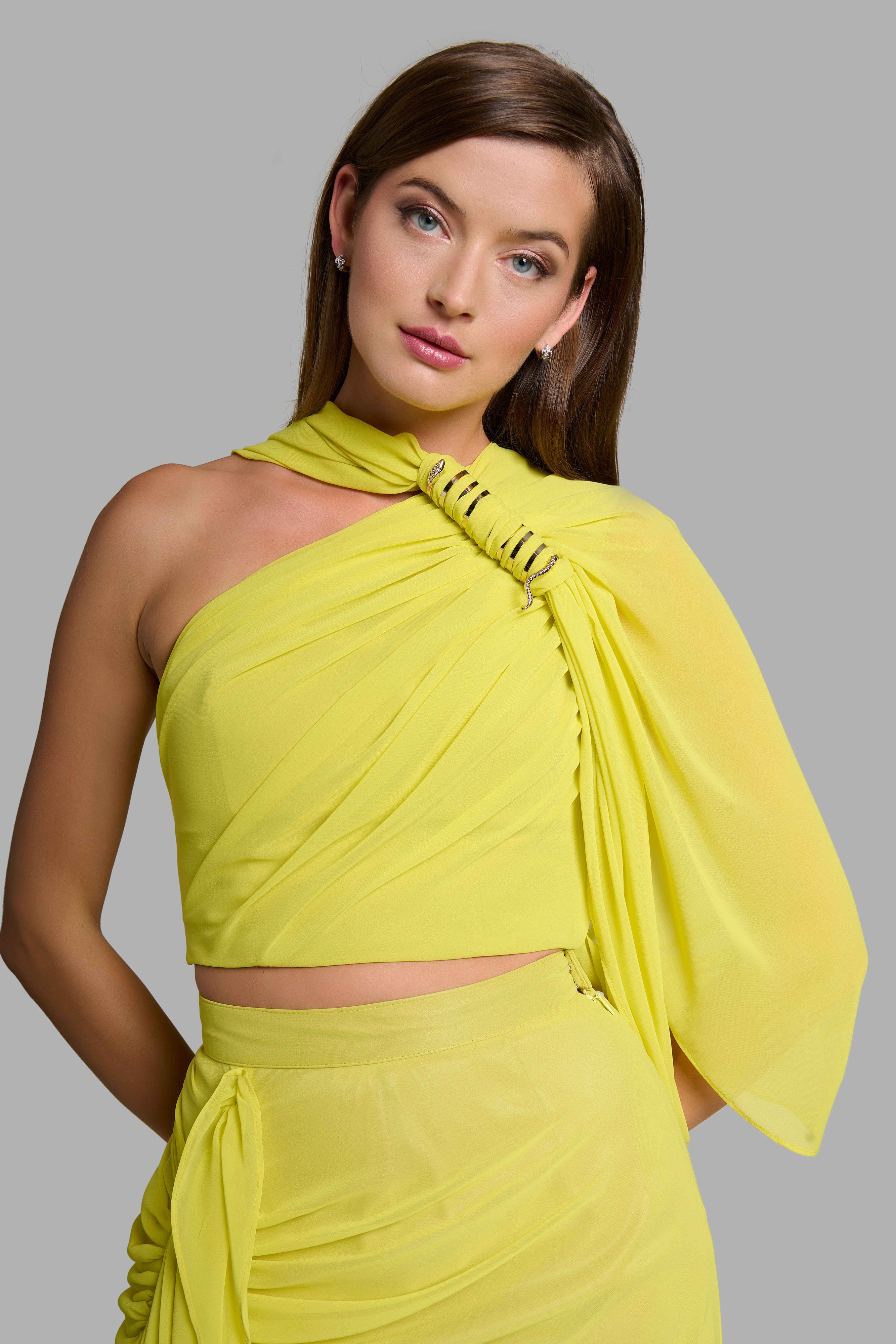 Mint Yellow Two-Piece Set