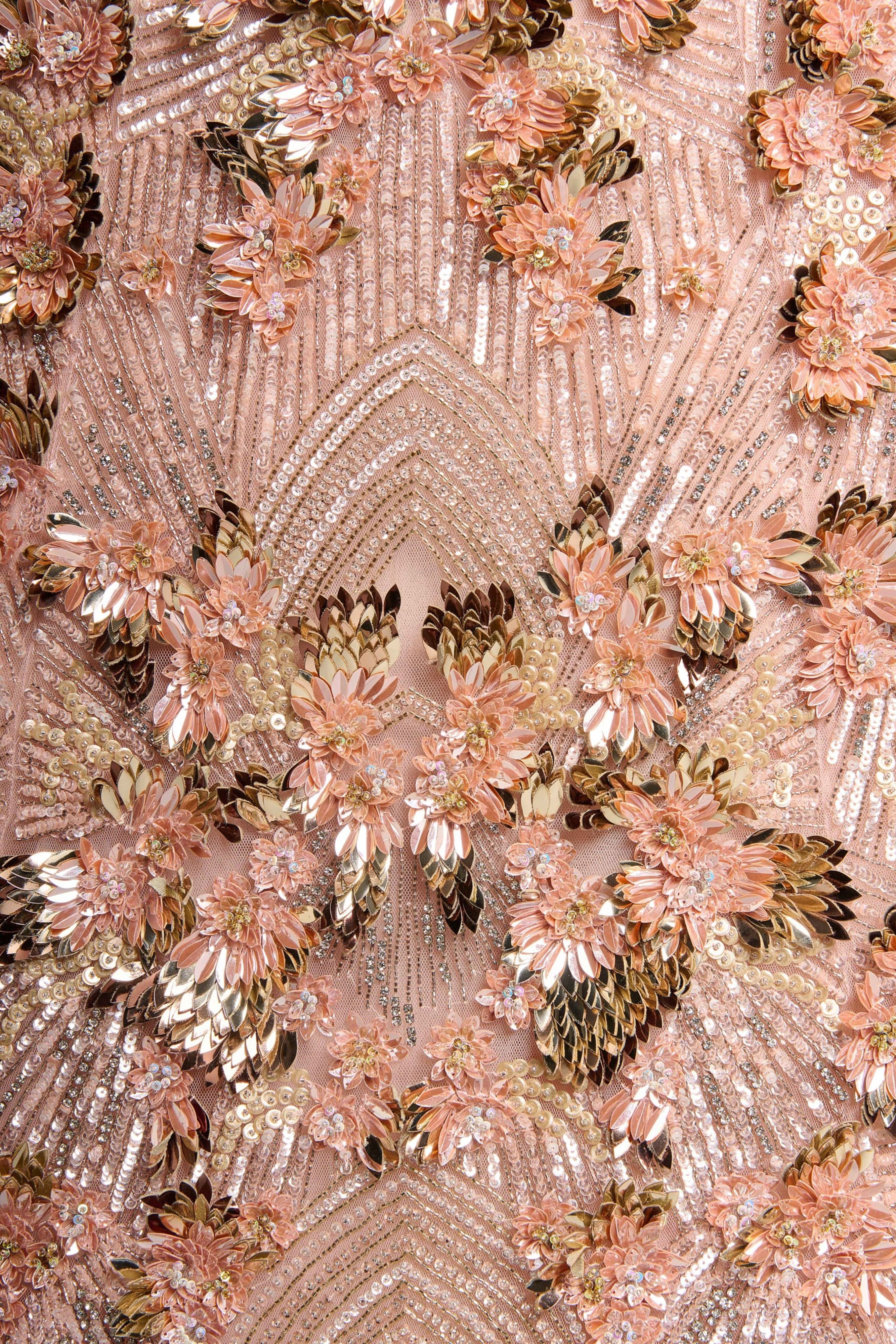 Rose Pink Floral Dress