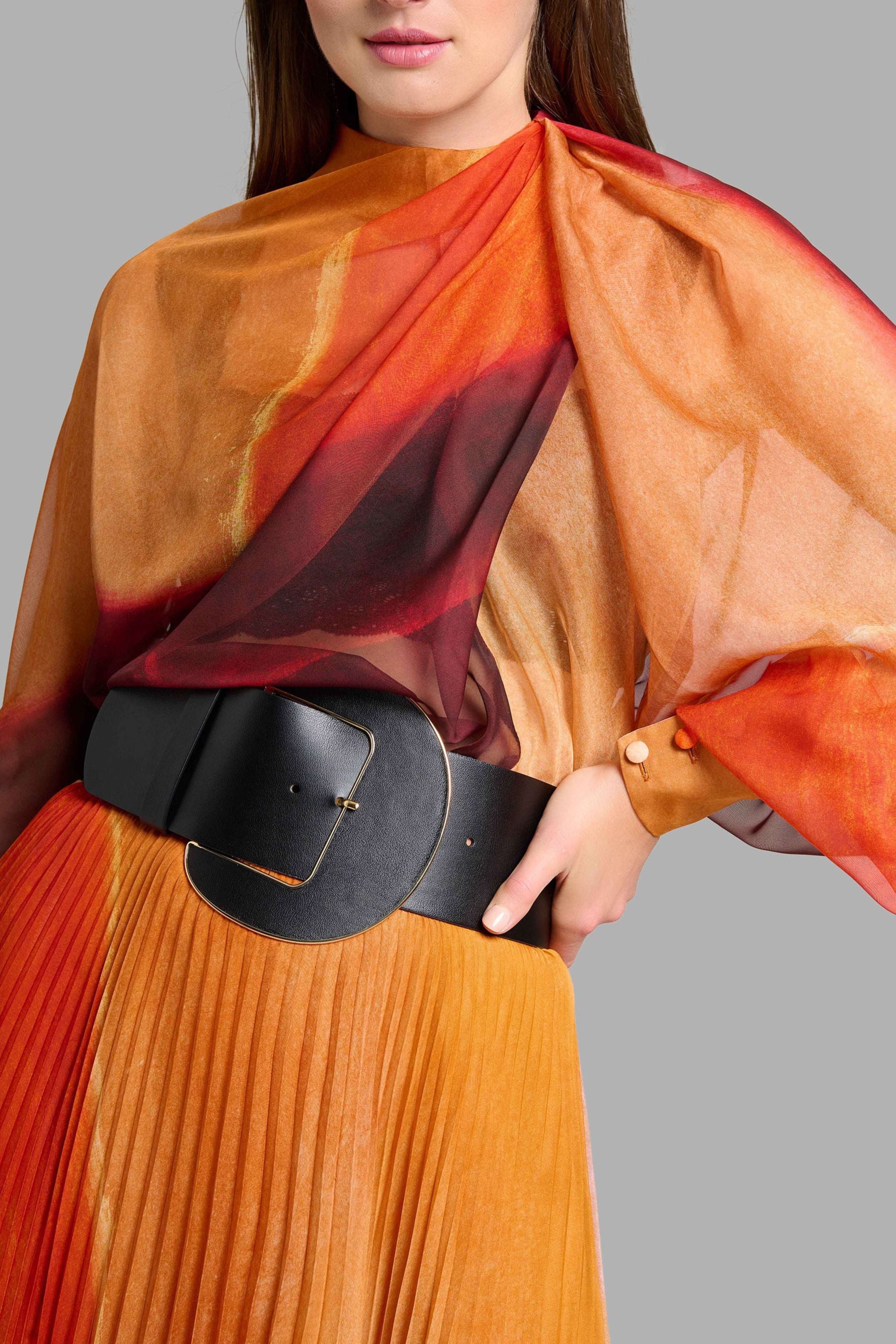 Long Sleeve 2-Piece Sunset Dress