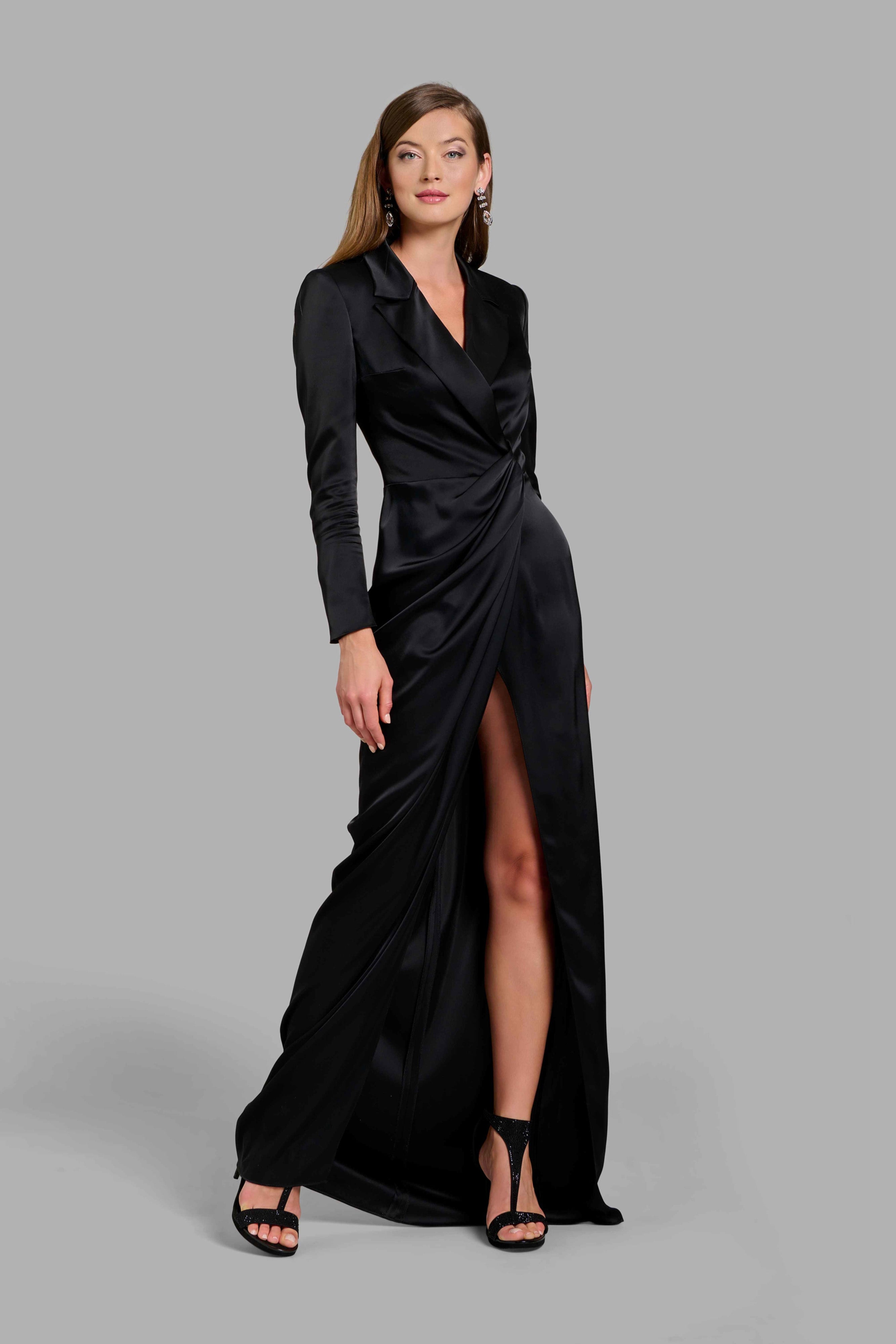 Black tuxedo dress best sale