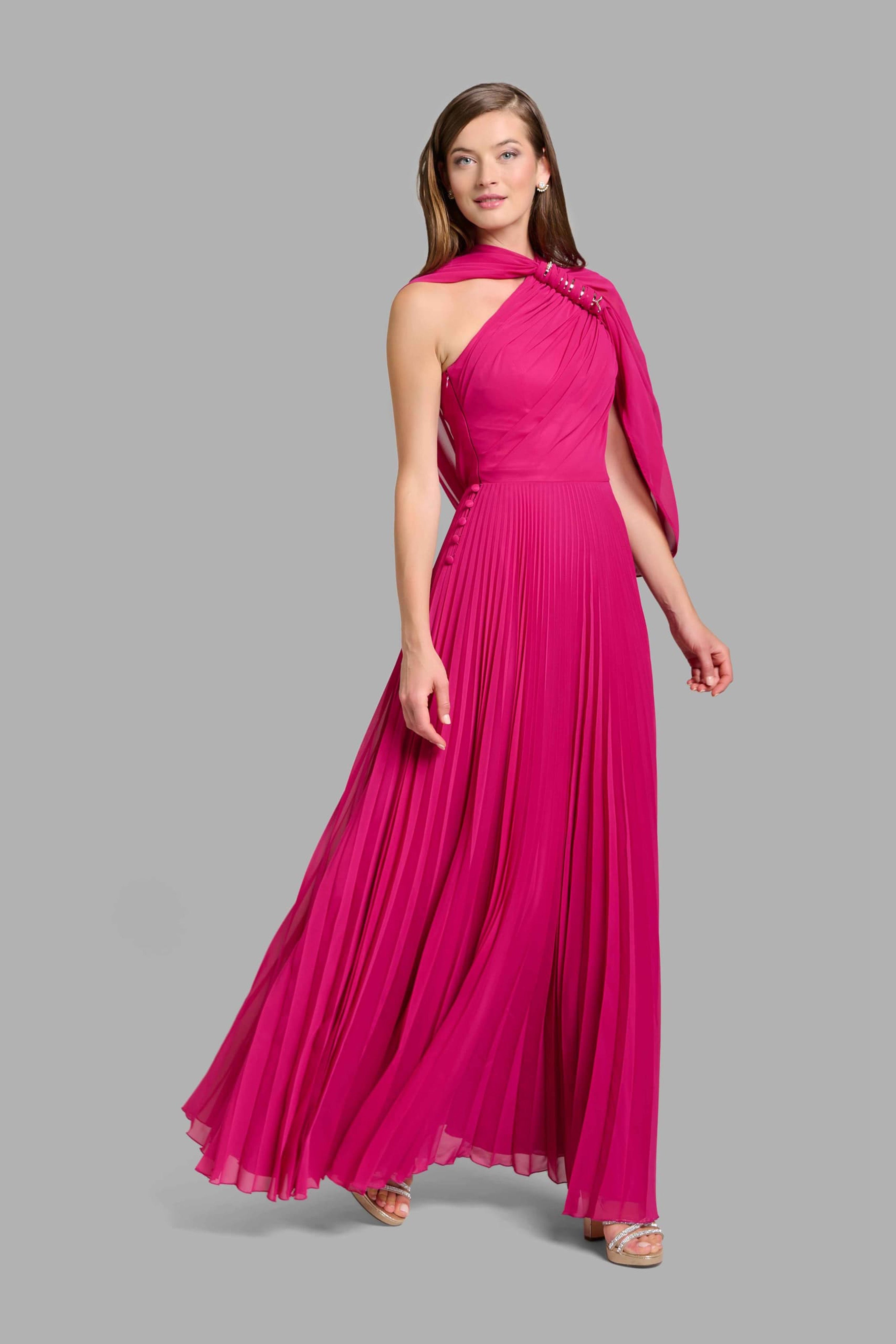 Long Fuchsia Dress