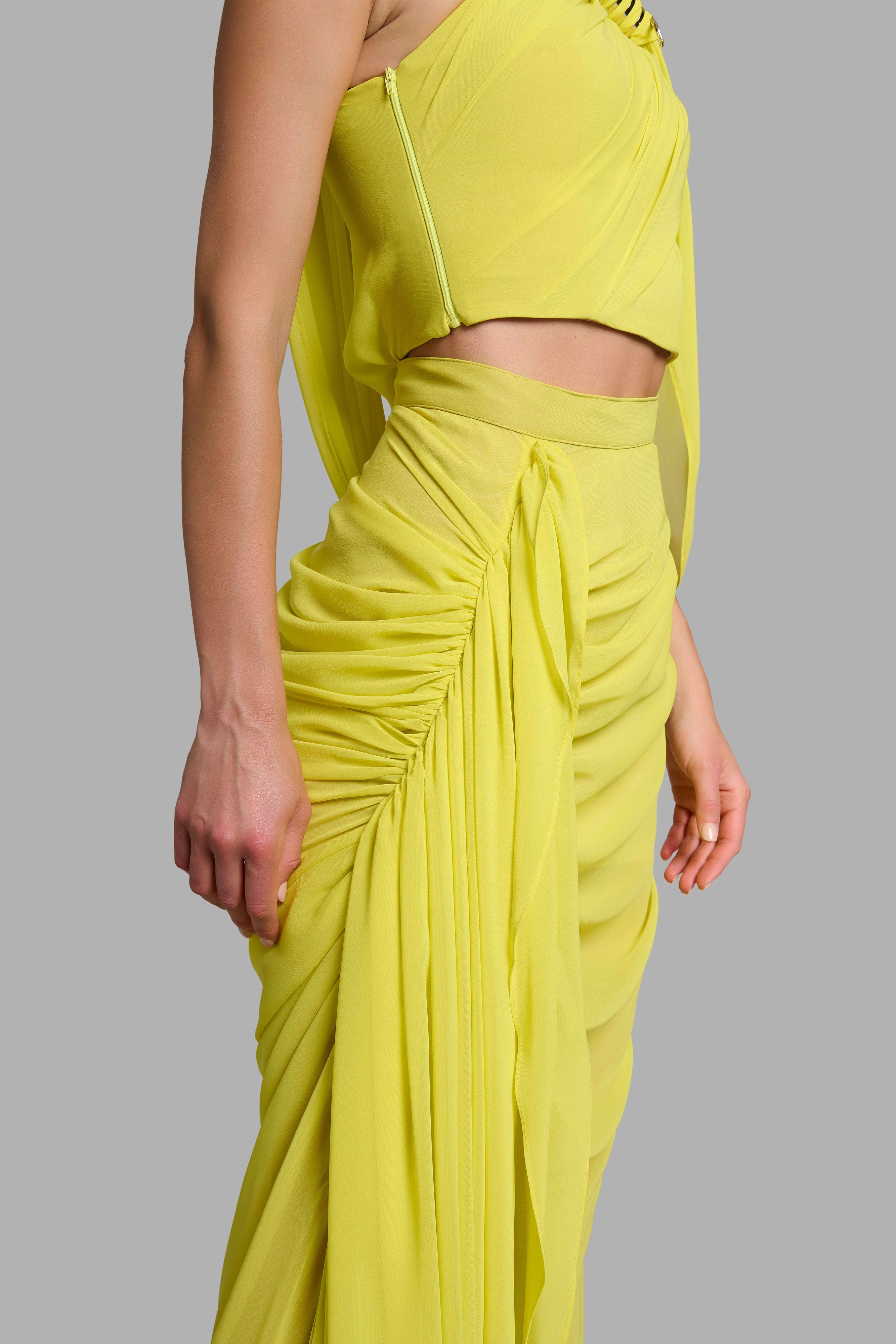 Mint Yellow Two-Piece Set