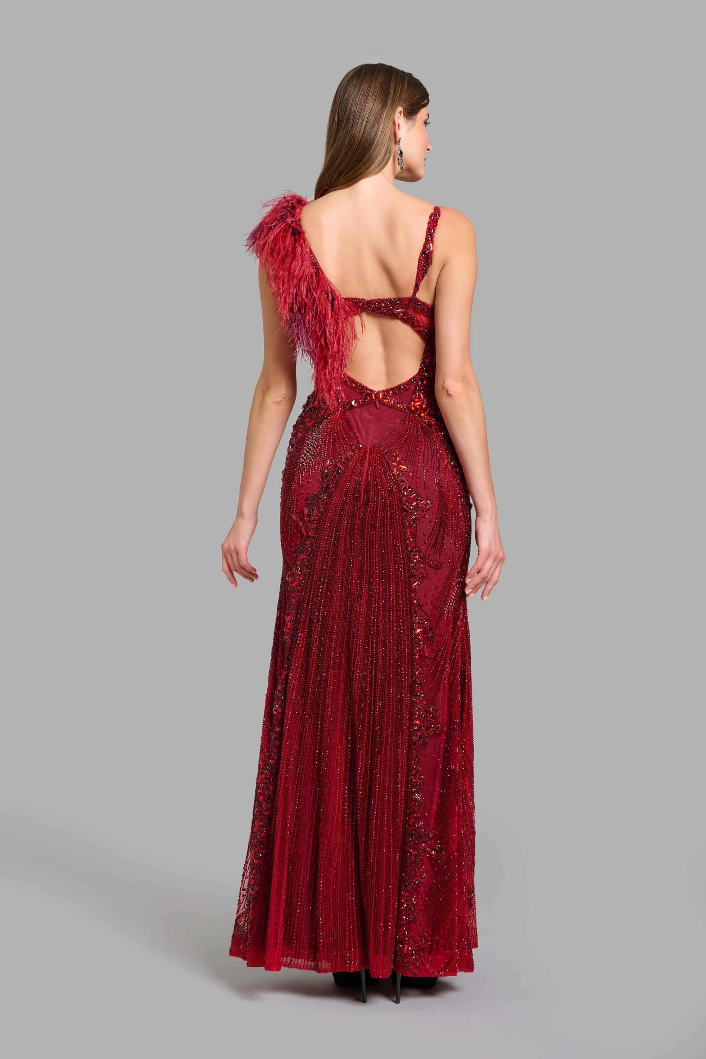 Sceptre Red Column Gown